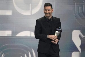 Lionel Messi wins best FIFA player of the year award for 2022